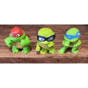 Lot of 3 Teenage Mutant Ninja Turtles Tootin’ Tot Figures (TMNT) FARTS
